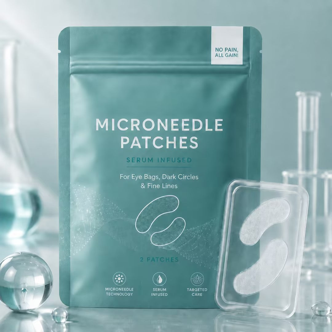 Dissolving Microneedle Eye Patches