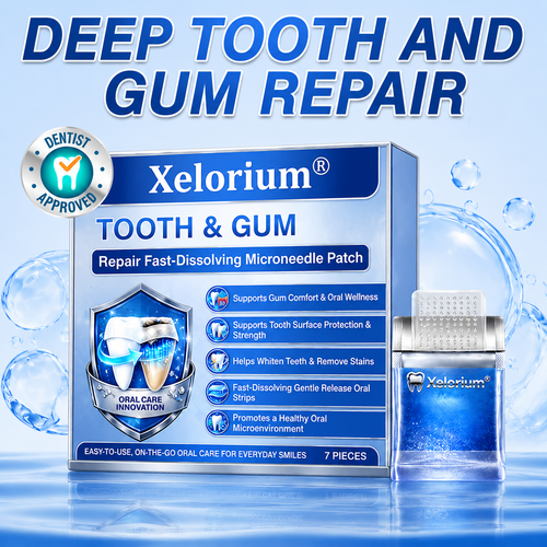 Tooth & Gum Repair Fast-Dissolving Microneedle Patch